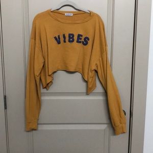 Fashion Nova Cropped Sweatshirt